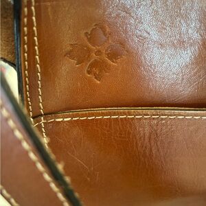 Patricia Nash Tan Leather Crossbody Bag